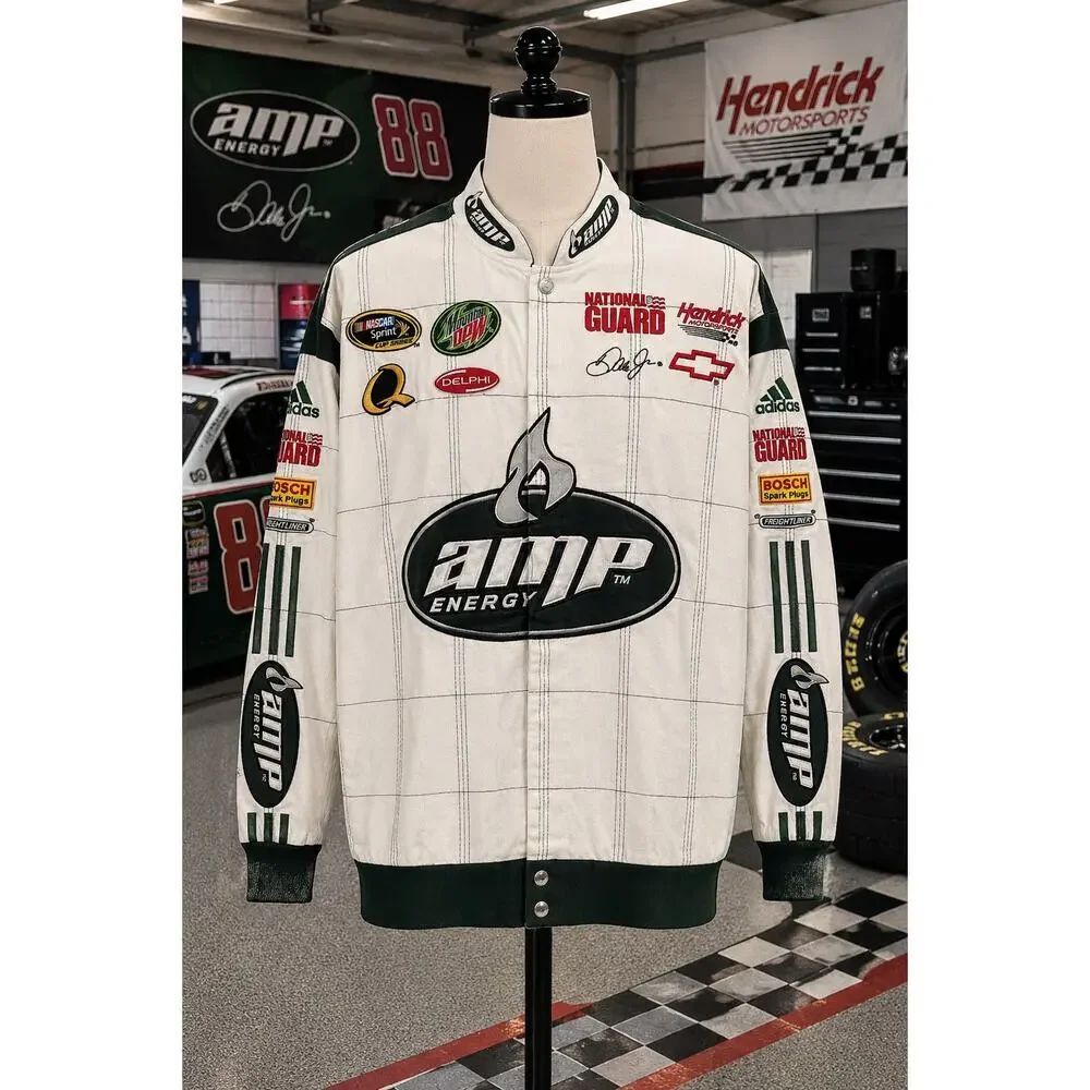 Vintage Chase Authentics Dale Jr AMP Energy NASCAR Jacket 2XL